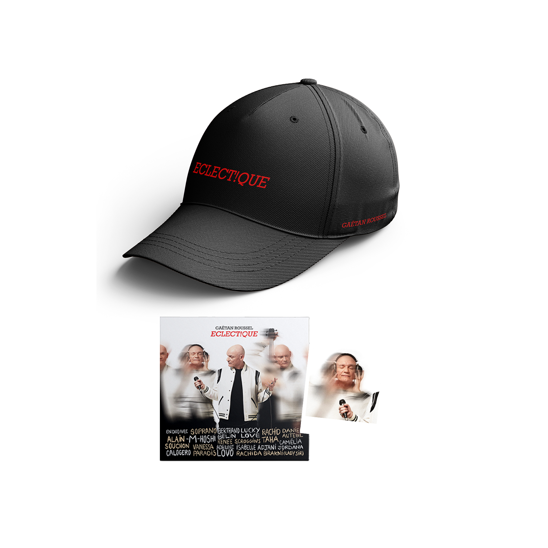 PACK CASQUETTE + CD + POLAROÏD