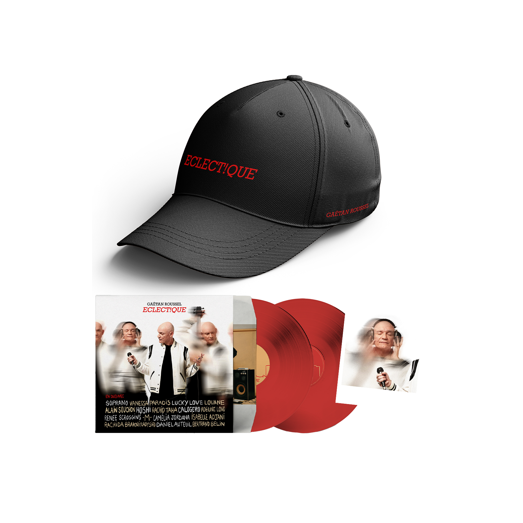 PACK CASQUETTE + VINYLE + POLAROÏD