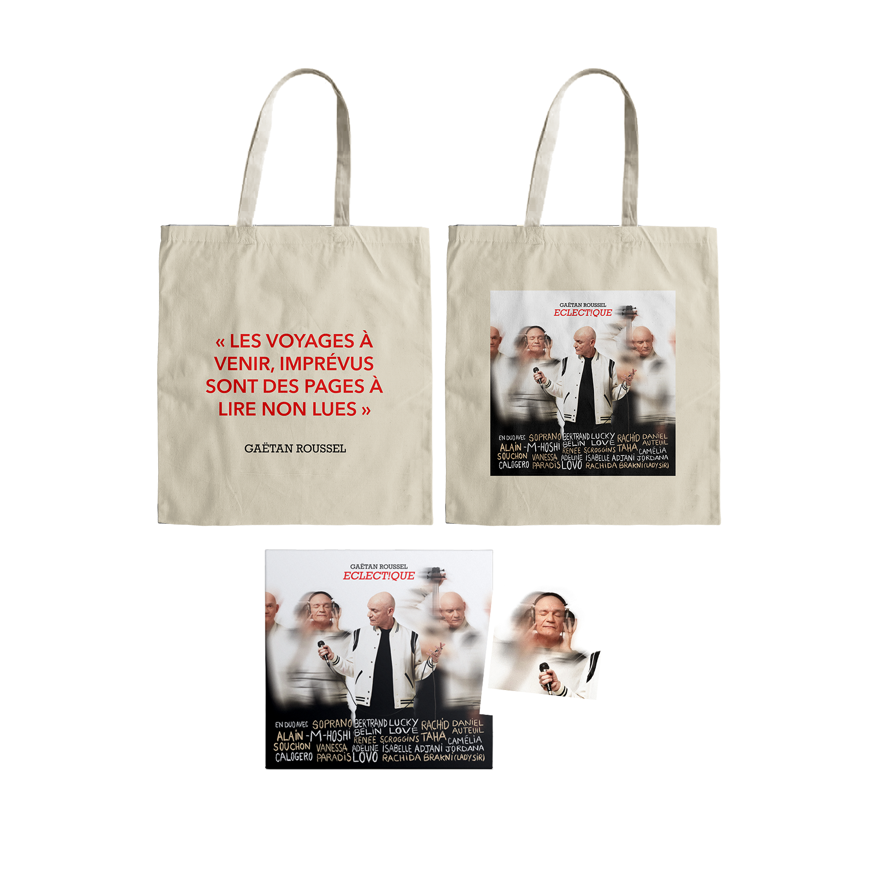 PACK TOTEBAG + CD + POLAROÏD